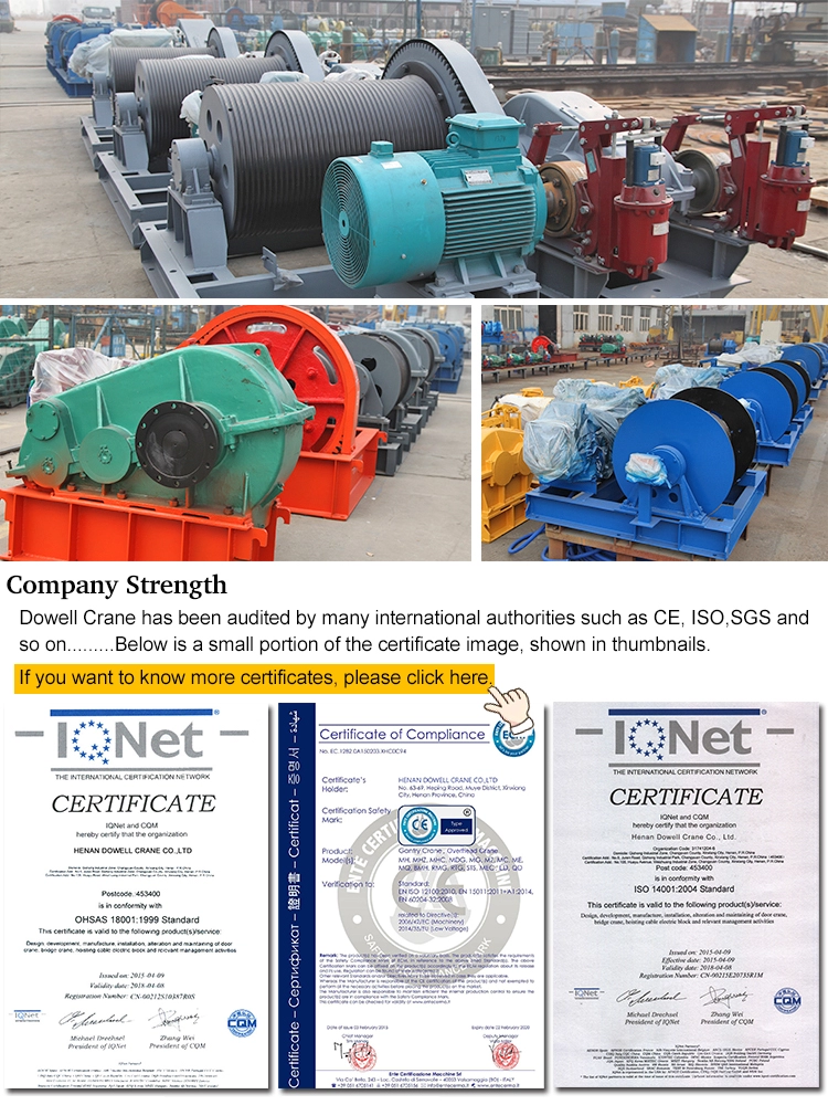 1000 m horizontal pulling Diesel engine motorize drive winch
